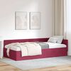 vidaXL Estrutura de Cama de Canto Vinho Vermelho 100 cm x 200 cm