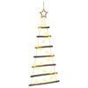 vidaXL &Aacute;rvore de Natal Suspensa 90 cm 30 LED Branco quente