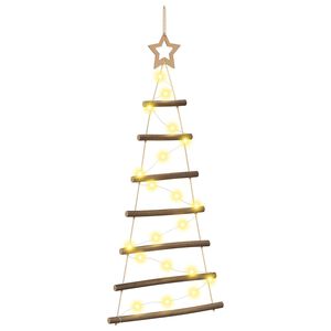 vidaXL &Aacute;rvore de Natal Suspensa 90 cm 30 LED Branco quente