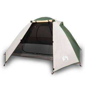 vidaXL Tenda de campismo c&uacute;pula para 2 pessoas imperme&aacute;vel verde