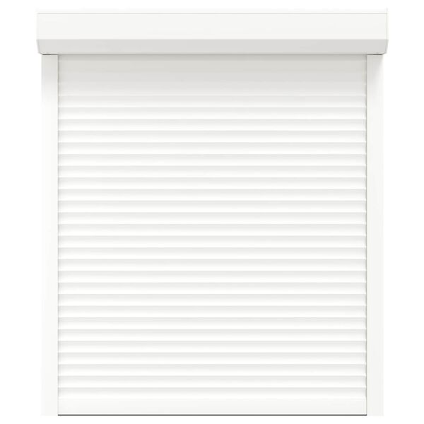 vidaXL Persiana Rol&ocirc; Manual Branco 110 x 130 cm Alum&iacute;nio e Poliuretano