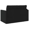 vidaXL Sof&aacute;-Cama 110cm Preto tecido