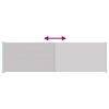 vidaXL Toldo lateral retr&aacute;til de p&aacute;tio 180x600 cm cinzento