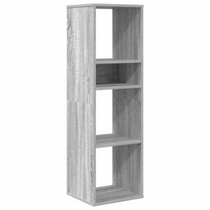 vidaXL Estante cinzento sonoma 34x31x112 cm derivados de madeira