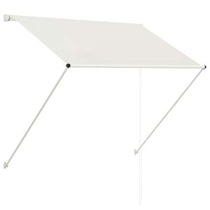 vidaXL Toldo retr&aacute;til 150x150 cm creme