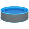 vidaXL Piscina Splasher c/ skimmer e bomba suspensa 350x90cm cinzento