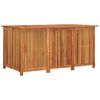 vidaXL Caixa de arruma&ccedil;&atilde;o para jardim 150x80x75 cm ac&aacute;cia maci&ccedil;a