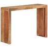 vidaXL Mesa consola 110x30x76 cm madeira de ac&aacute;cia maci&ccedil;a