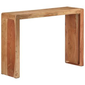 vidaXL Mesa consola 110x30x76 cm madeira de ac&aacute;cia maci&ccedil;a