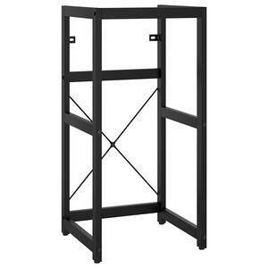vidaXL Estrutura p/ lavat&oacute;rio casa de banho ferro 40x38x83 cm preto
