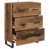 vidaXL Buffet com gaveta Madeira Antiga 69,5 x 34 x 90 cm