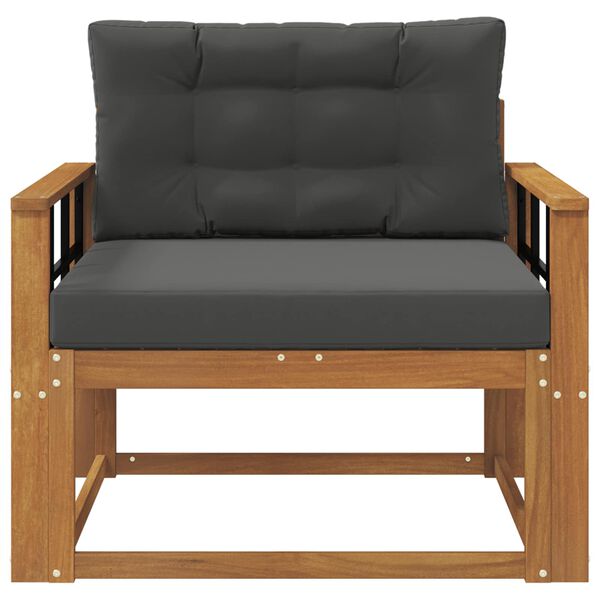 vidaXL Sof&aacute; M&eacute;dio Externo Madeira S&oacute;lida de Ac&aacute;cia Natural