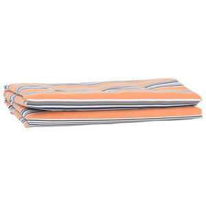 vidaXL Tecido de substitui&ccedil;&atilde;o para toldo Azul e Laranja 1000 x 160 cm