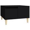 vidaXL Mesa de centro 55x55x36,5 cm derivados de madeira preto