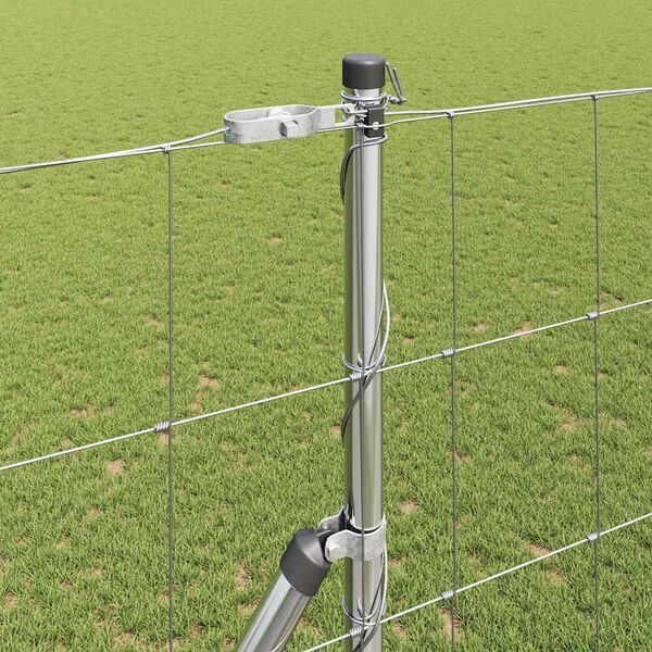 vidaXL Poste de Cerca Galvanizado 25 x 1,5 m A&ccedil;o