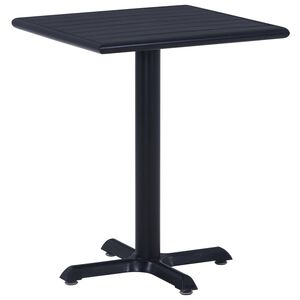 vidaXL Mesa de jardim 60x60x75 cm preto