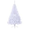 vidaXL Meia árvore de Natal artificial com suporte 150 cm PVC branco