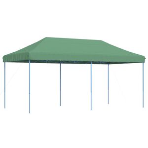 vidaXL Tenda para festas pop-up dobr&aacute;vel 580x292x315 cm verde