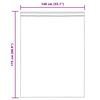 vidaXL Cortinas de voile com laços 2 pcs roxo 140x175 cm