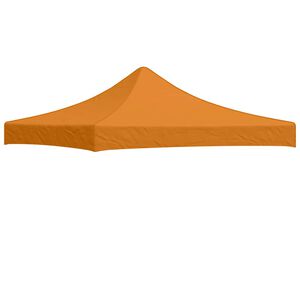 vidaXL Teto para tenda de festas 3x3 m 270 g/m&sup2; laranja