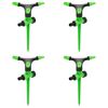 vidaXL Sprinklers rotativos 4 pcs 16x13,5x25,5 cm ABS/PP verde/preto
