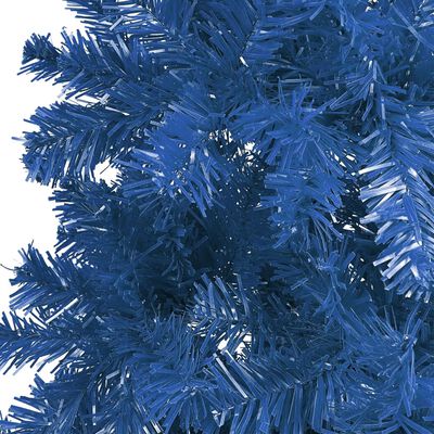 vidaXL Árvore de Natal fina 120 cm azul