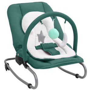 vidaXL Baloi&ccedil;o de beb&eacute; a&ccedil;o verde