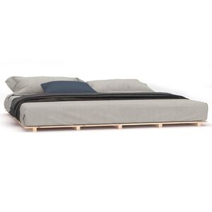 vidaXL Estrutura de cama 160x200 cm madeira de pinho maci&ccedil;a