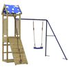 vidaXL Conjunto de brincar para exterior madeira de pinho impregnada