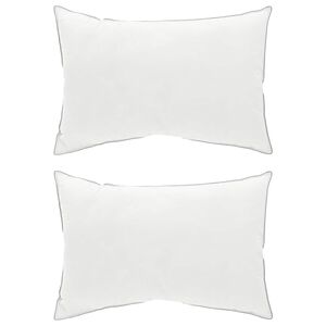 vidaXL Almofada 2 unid. 60 x 70 cm L&atilde; Australiana Branco