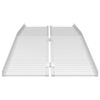 vidaXL Rampa para Cadeira de Rodas 270 kg Prateado 92 x 73 x 5 cm