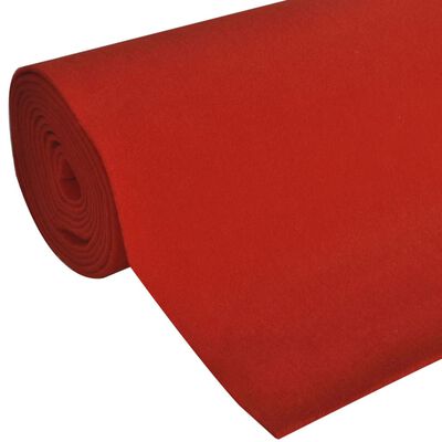 vidaXL Tapete vermelho 1 x 10 m, pesado 400 g/m2