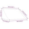 vidaXL Toldo retr&aacute;til 250x150 cm laranja e castanho