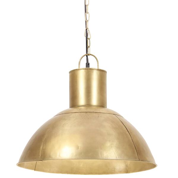 vidaXL Candeeiro suspenso redondo 25 W 48 cm E27 bronze