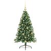 vidaXL &Aacute;rvore de Natal Artificial Pr&eacute;-iluminada Verde 120 cm PVC