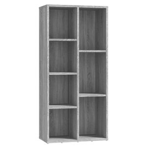 vidaXL Estante 50x25x106 cm cinzento sonoma