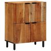 vidaXL Buffet Castanho 60 x 33 x 75 cm Madeira de manga maci&ccedil;a