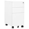 vidaXL Arquivador m&oacute;vel a&ccedil;o 30x45x59 cm branco