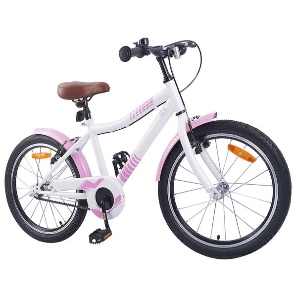 vidaXL Bicicleta Infantil 20 Polegadas para 6-11 Anos Rosa Claro