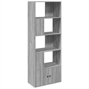 vidaXL Estante 70x36x189 cm derivados de madeira cinzento sonoma