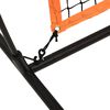 vidaXL Rede p/ treino de golfe 215x107x216cm poli&eacute;ster preto e laranja