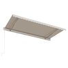 vidaXL Toldo retr&aacute;til autom&aacute;tico 500x300 cm cor creme