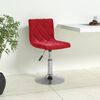 vidaXL Banco de bar veludo vermelho tinto