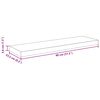 vidaXL Prateleiras parede suspensas 4 pcs 80x23,5x3,8cm MDF cinzento