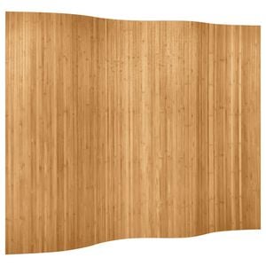 vidaXL Biombo/divisória de sala 250x165 cm bambu natural
