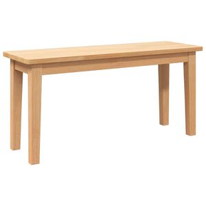 vidaXL Banco 90 cm madeira seringueira maci&ccedil;a