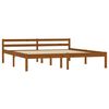 vidaXL Estrutura cama c/ 4 gavetas 160x200cm pinho maci&ccedil;o castanho mel