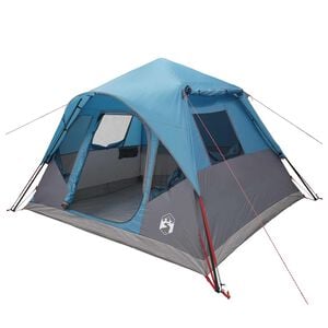 vidaXL Barraca Instant&acirc;nea Azul 305 x 275 x 190 cm Poli&eacute;ster e A&ccedil;o