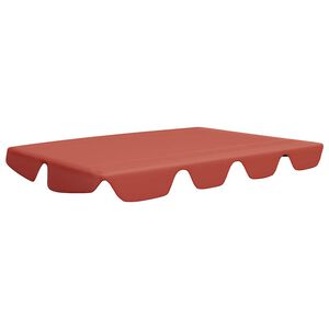 vidaXL Toldo suplente p/ baloi&ccedil;o de jardim 150/130x105/70 cm terracota