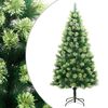 vidaXL &Aacute;rvore de Natal artificial articulada com suporte 240 cm